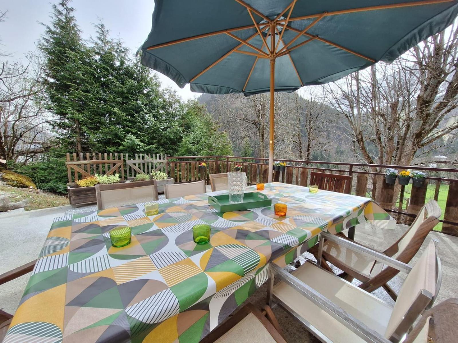 La Coufa, Spacieux Duplex En Chalet, Terrasse, Jardin, Vues Montagnes La Giettaz Exterior photo