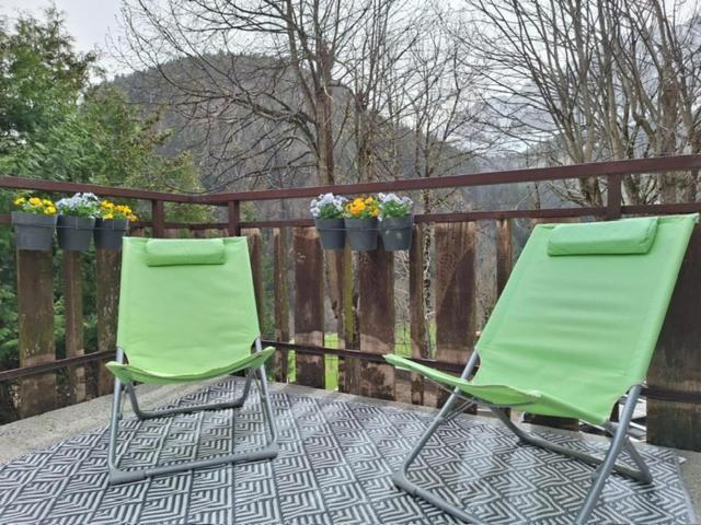 La Coufa, Spacieux Duplex En Chalet, Terrasse, Jardin, Vues Montagnes La Giettaz Exterior photo